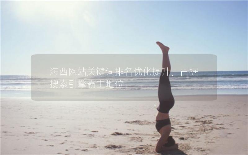 海西网站关键词排名优化提升，占据搜索引擎霸主地位