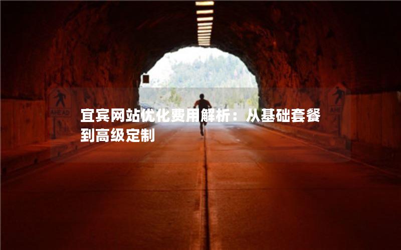 宜宾网站优化费用解析：从基础套餐到高级定制