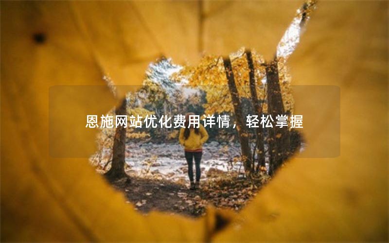 恩施网站优化费用详情，轻松掌握