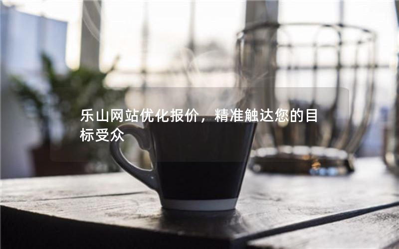 乐山网站优化报价，精准触达您的目标受众