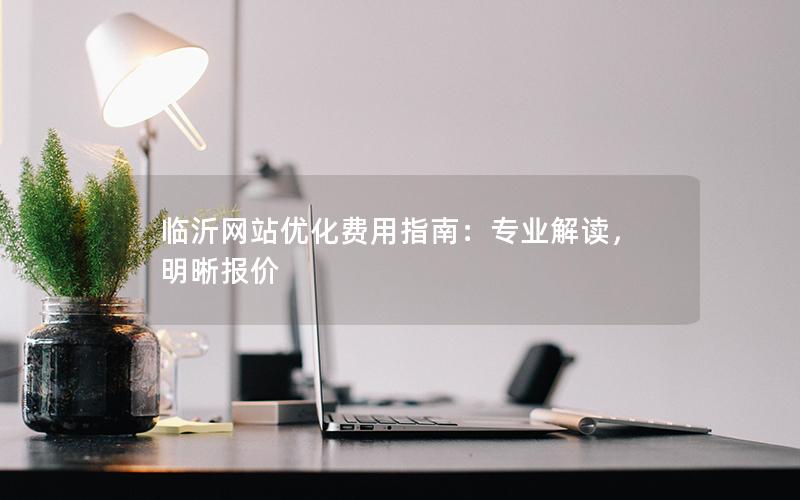 临沂网站优化费用指南：专业解读，明晰报价