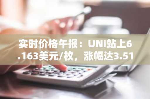 实时价格午报：UNI站上6.163美元/枚，涨幅达3.51%