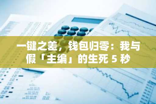 一键之差，钱包归零：我与假「主编」的生死 5 秒