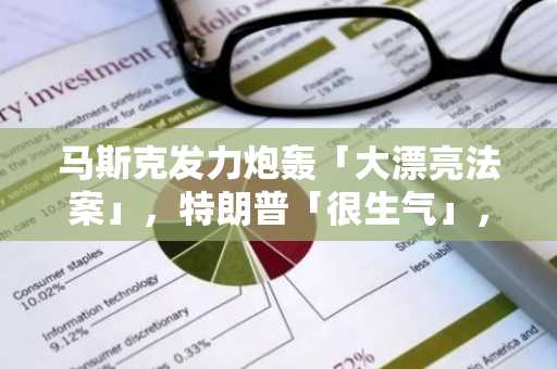 马斯克发力炮轰「大漂亮法案」，特朗普「很生气」，但罕见「没对喷」